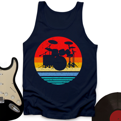 Vintage Drum Set Tank Top