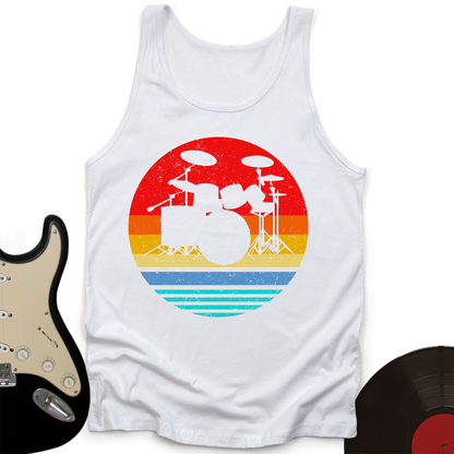Vintage Drum Set Tank Top