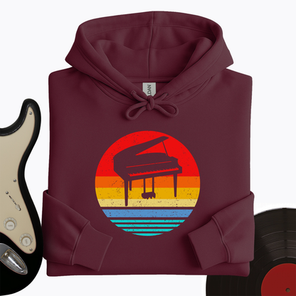 Vintage Piano Hoodie