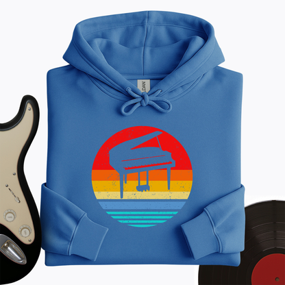 Vintage Piano Hoodie