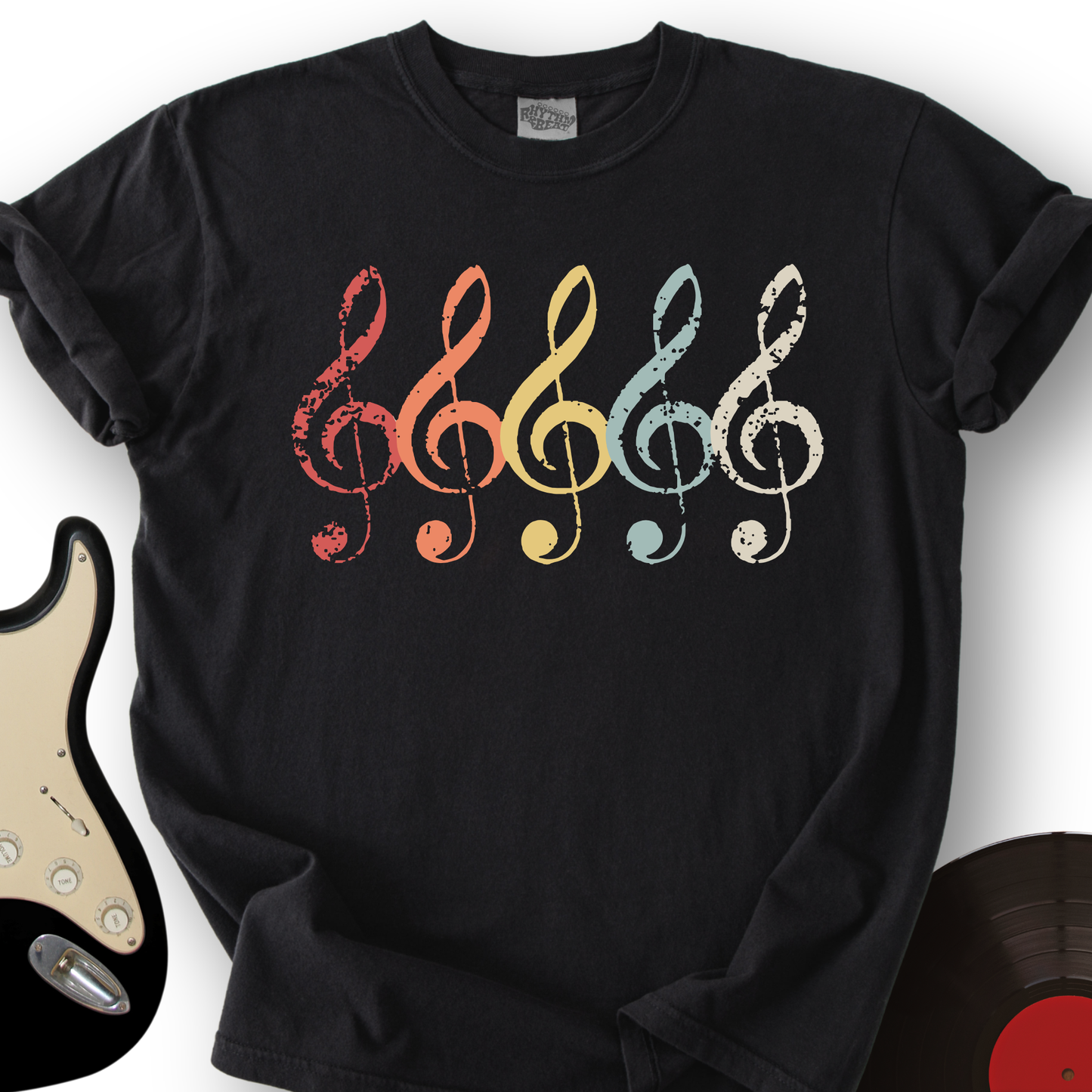 Vintage Treble Clef T-Shirt