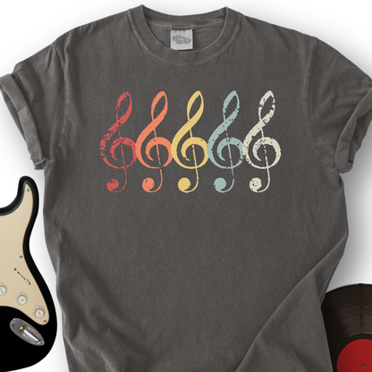 Vintage Treble Clef T-Shirt