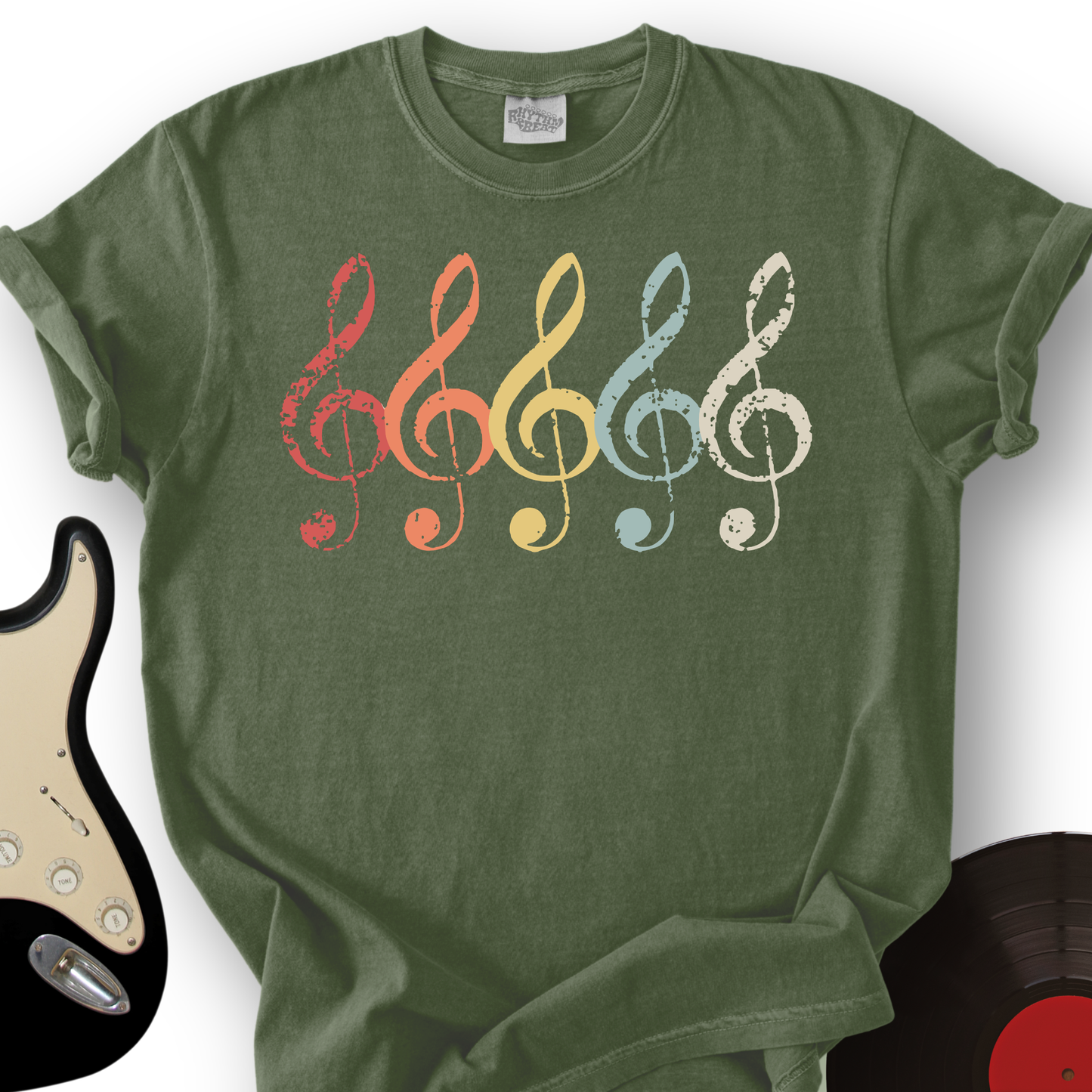 Vintage Treble Clef T-Shirt