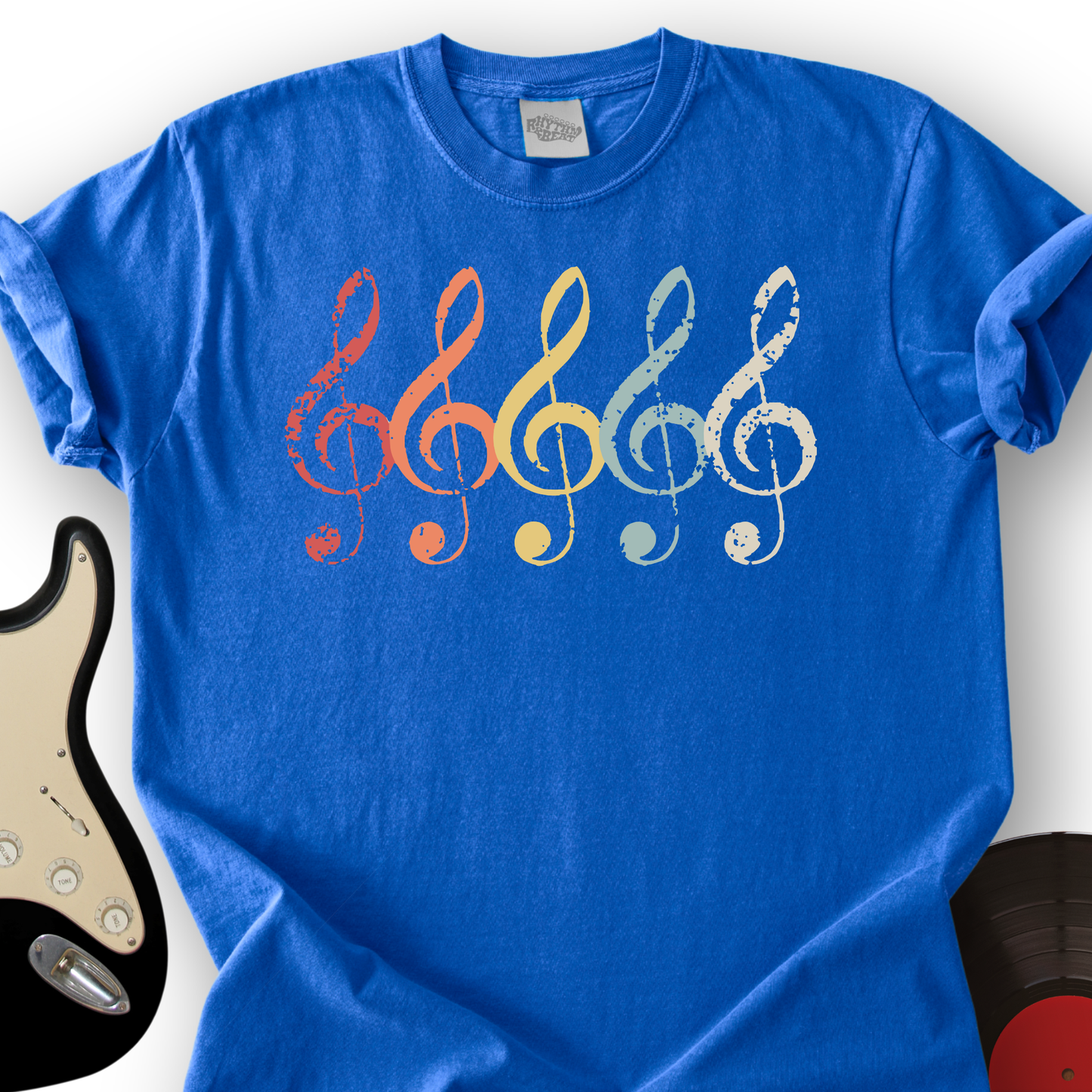 Vintage Treble Clef T-Shirt