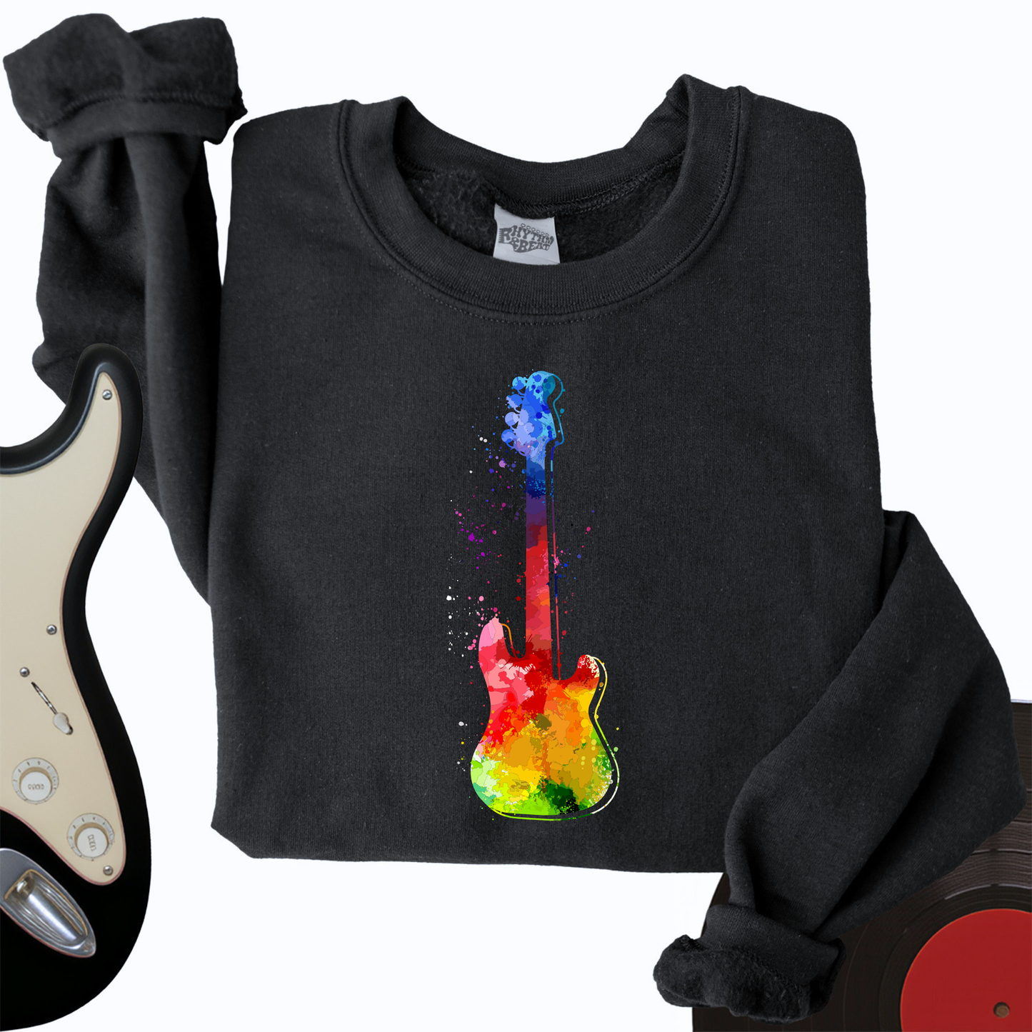 Water Color Electric Crewneck