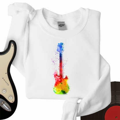 Water Color Electric Crewneck