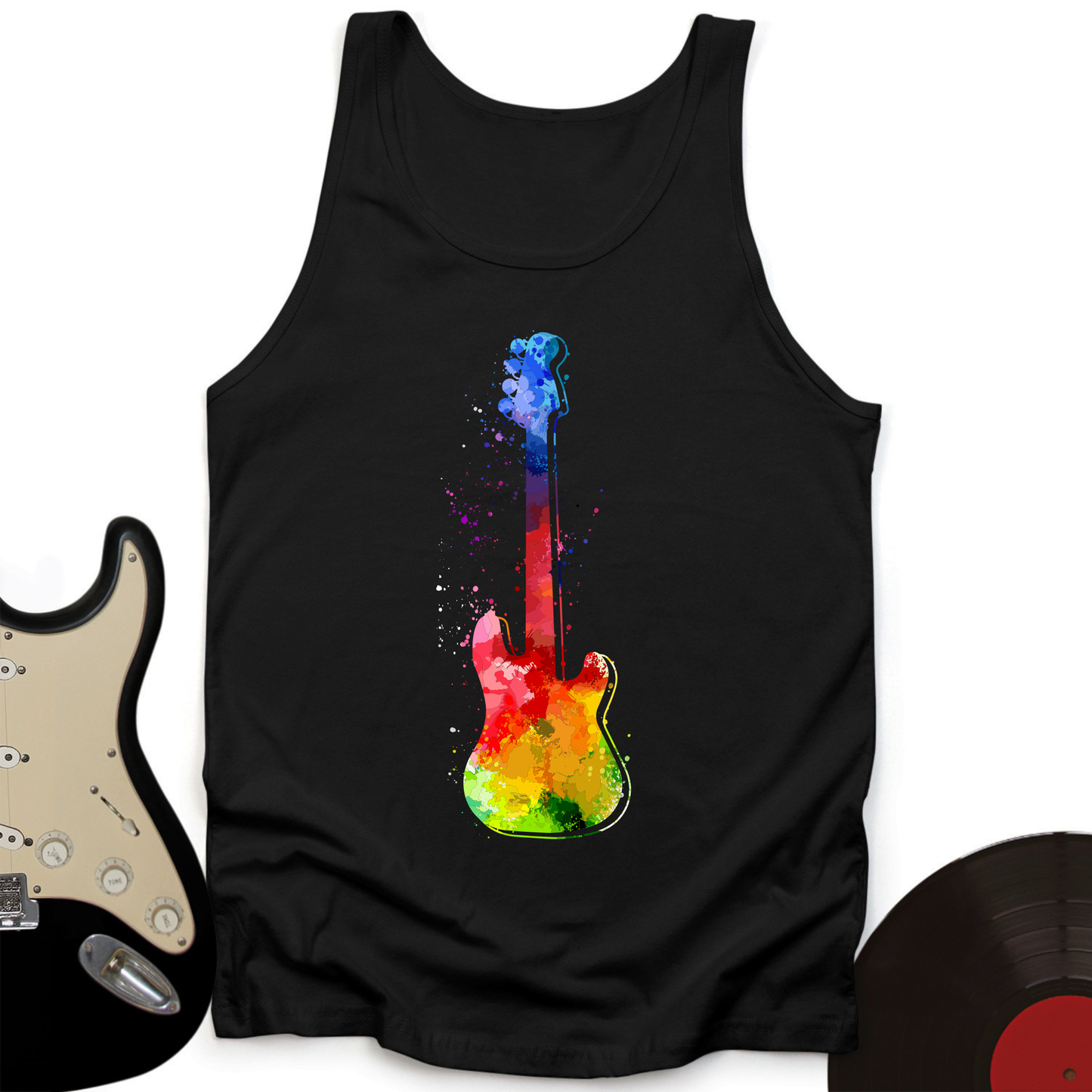 Water Color Electric Tank Top