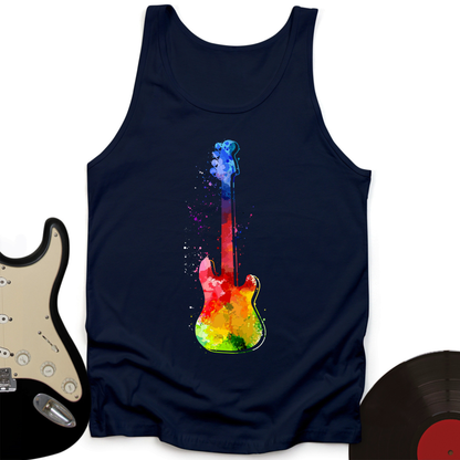Water Color Electric Tank Top
