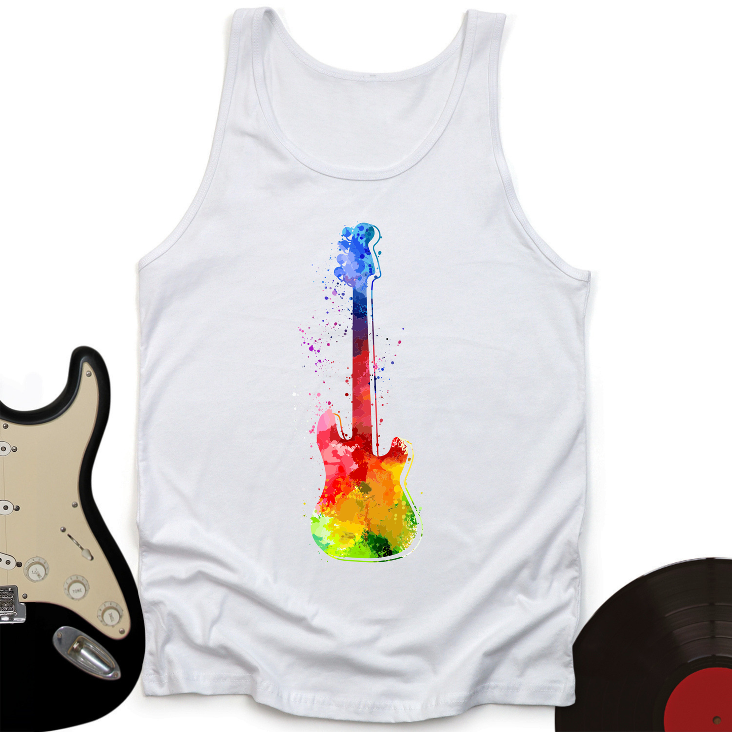 Water Color Electric Tank Top