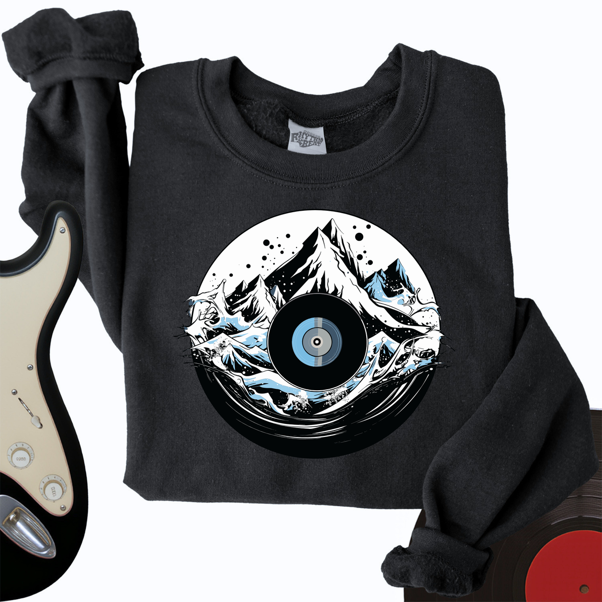 Oceanic Vinyl Crewneck