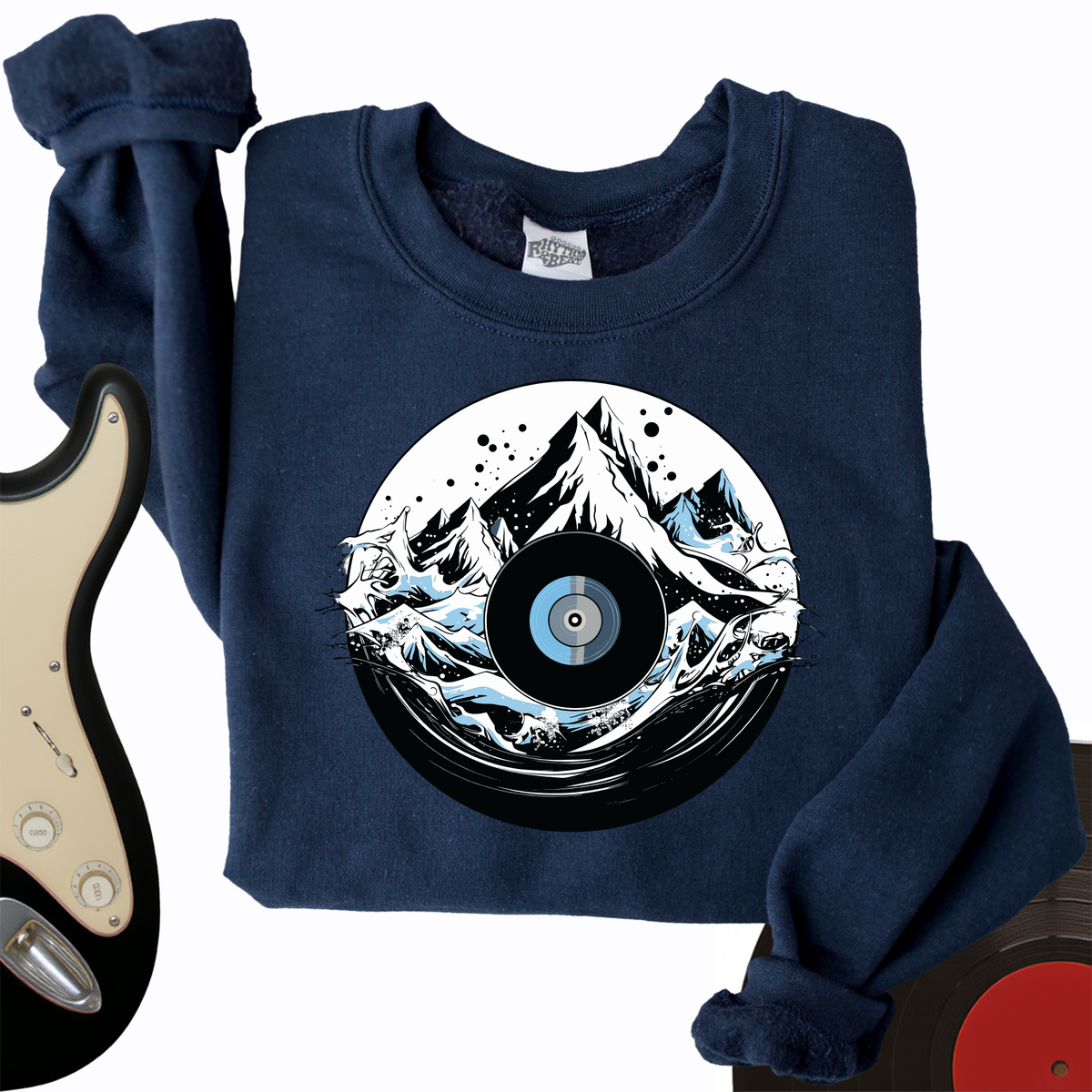 Oceanic Vinyl Crewneck