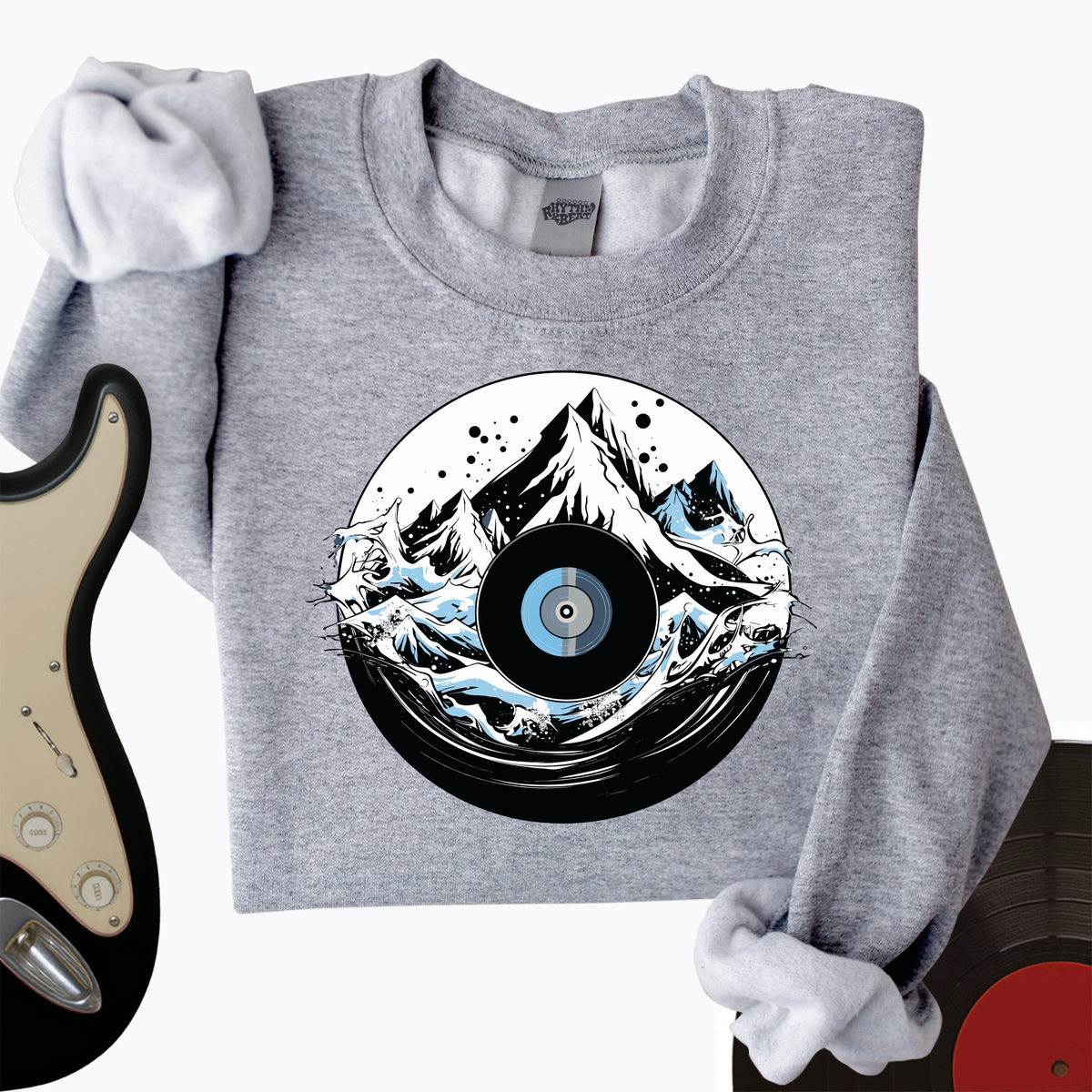 Oceanic Vinyl Crewneck