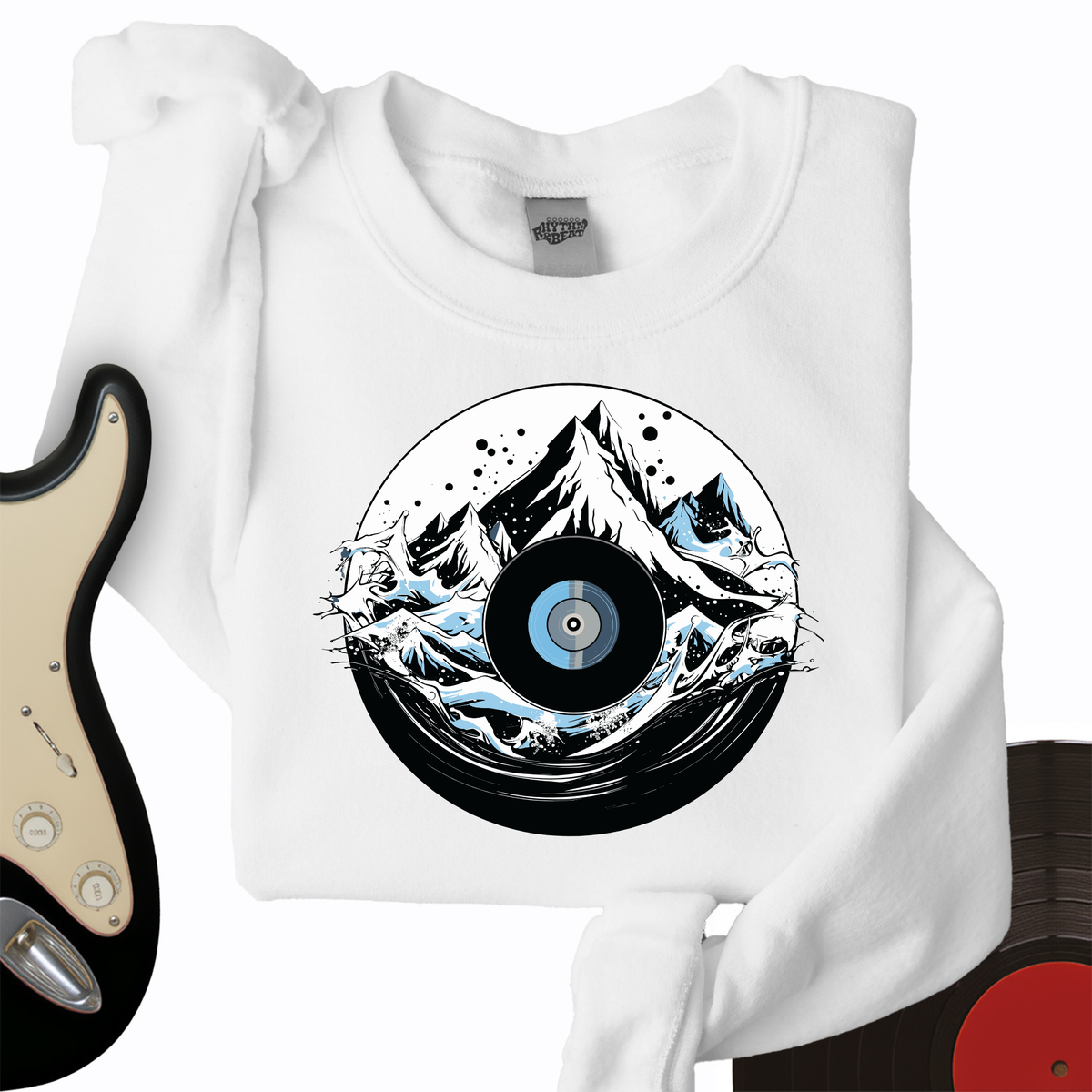 Oceanic Vinyl Crewneck