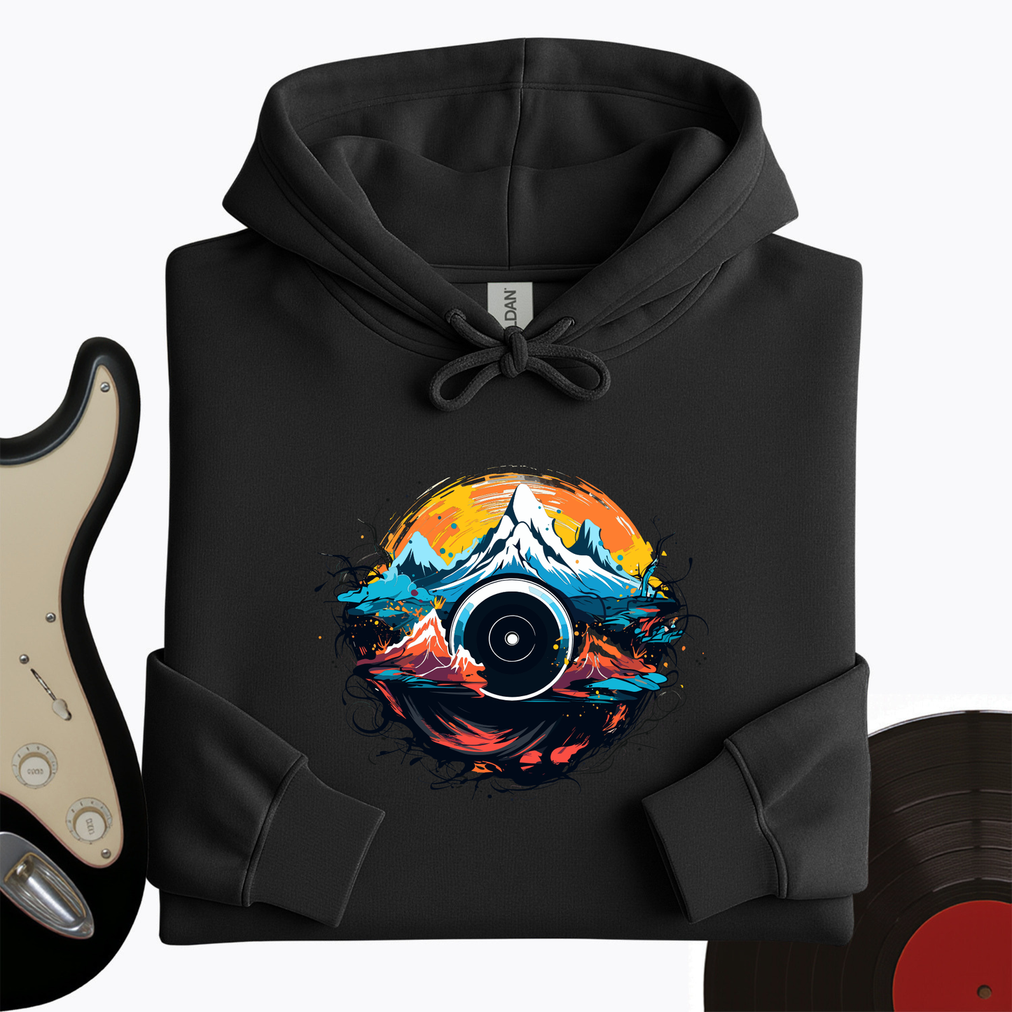 Intertwined Nature Vinyl Hoodie