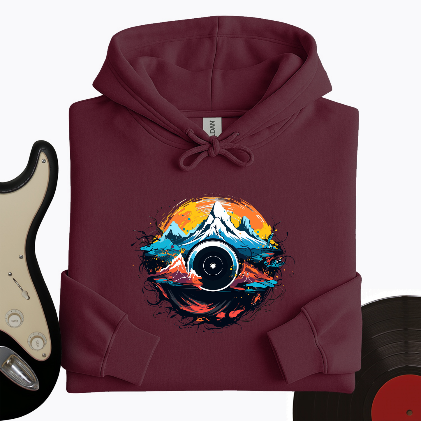 Intertwined Nature Vinyl Hoodie