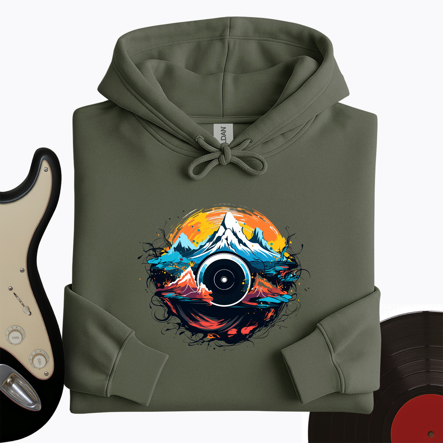Intertwined Nature Vinyl Hoodie