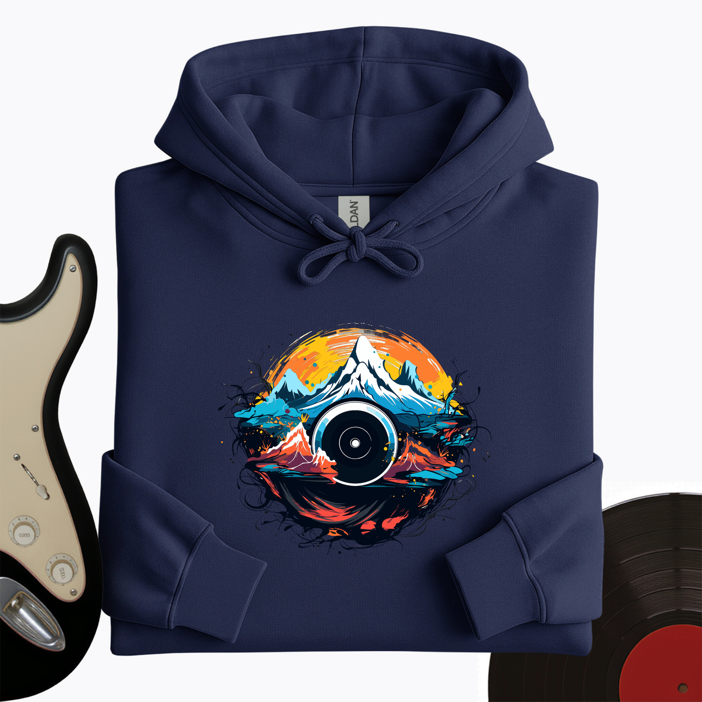 Intertwined Nature Vinyl Hoodie