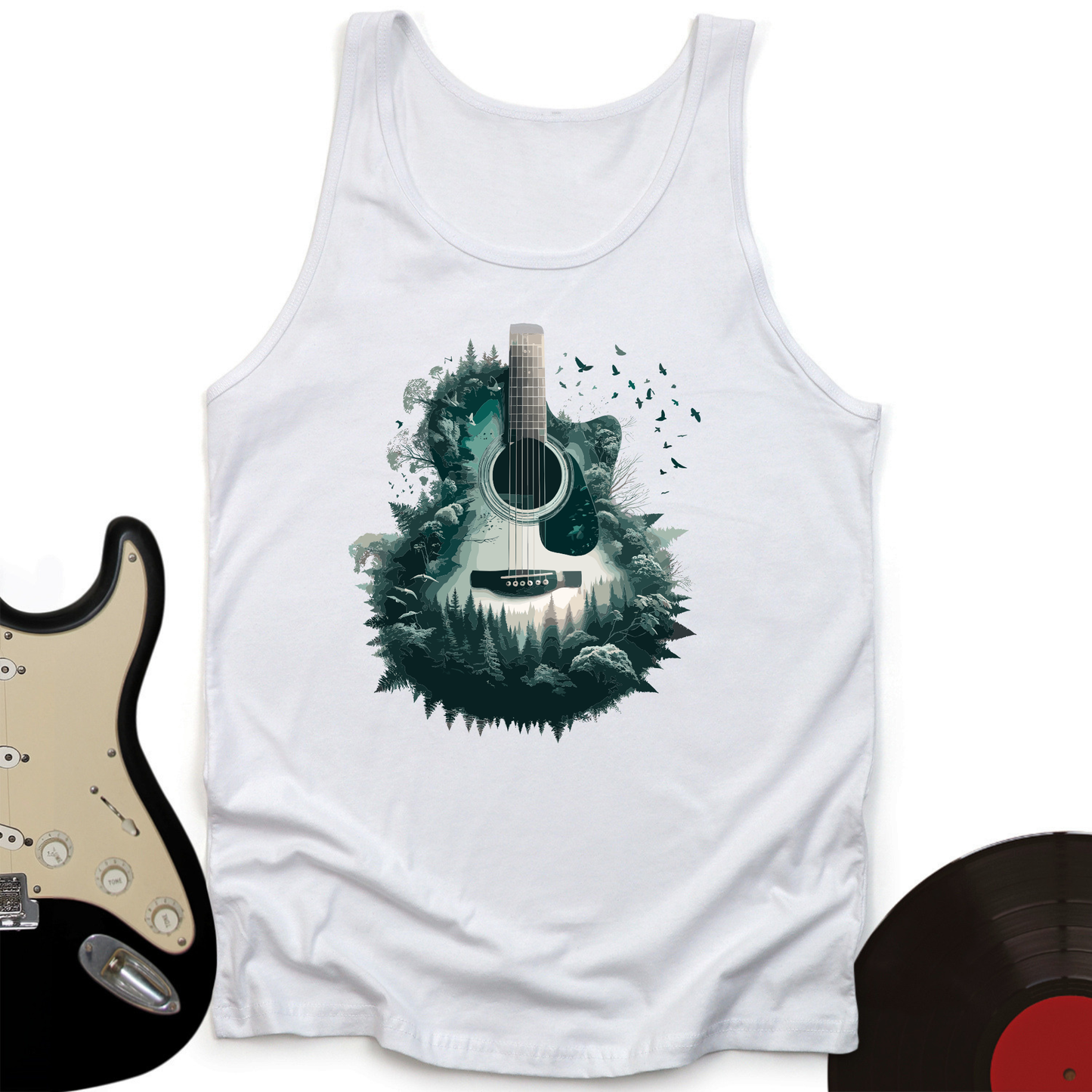 Guitar Nature Tank Top