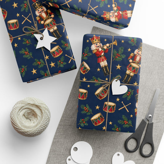 Nutcracker Drummers Wrapping Paper