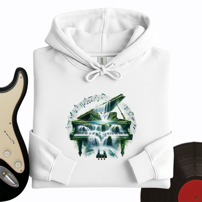 Piano Waterfall Hoodie