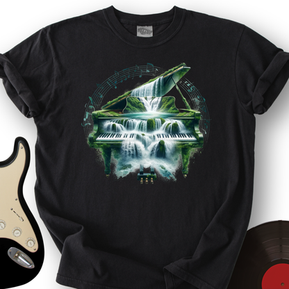 Piano Waterfall T-Shirt