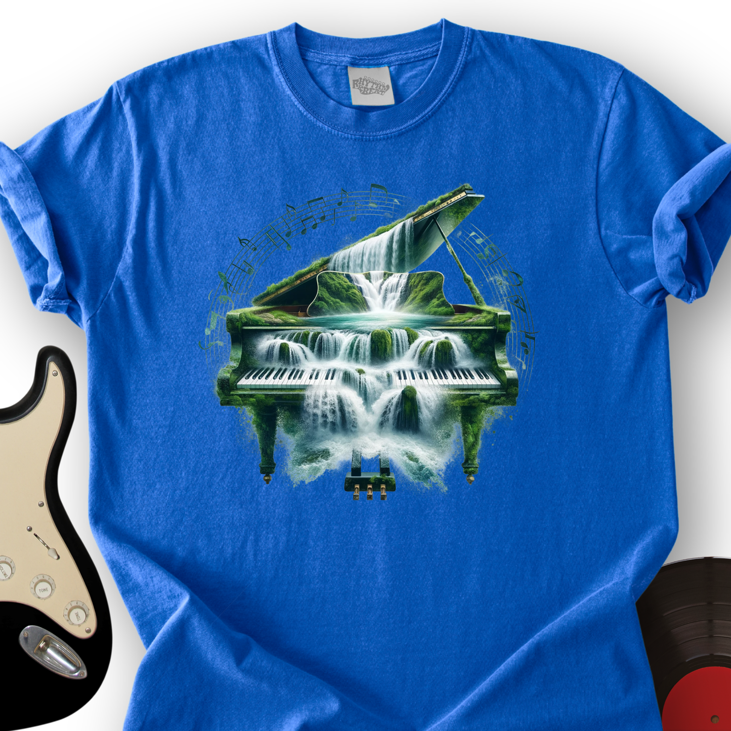 Piano Waterfall T-Shirt