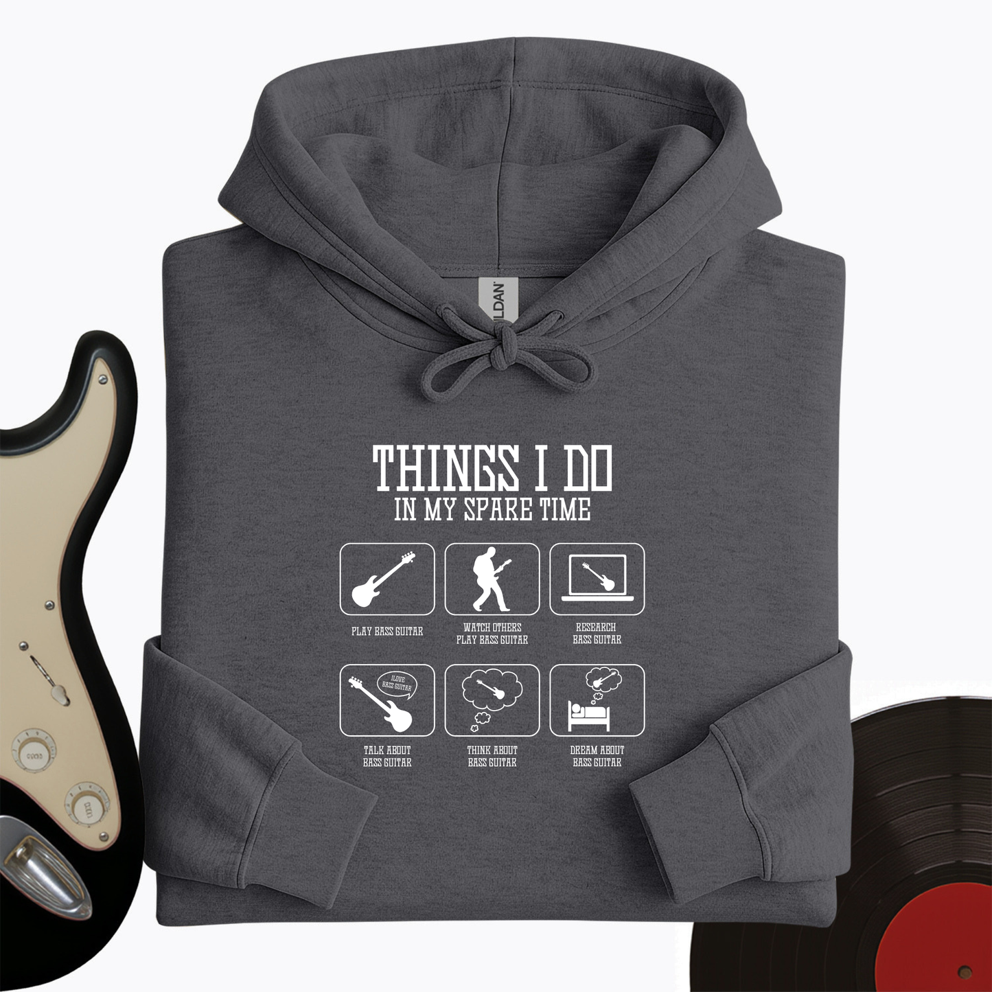 All I Do is Bass Guitar Hoodie