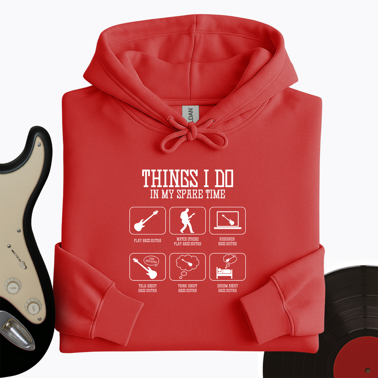 All I Do is Bass Guitar Hoodie