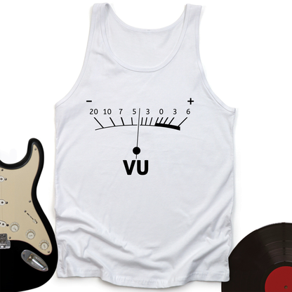 VU Meter B&W Unisex Tank