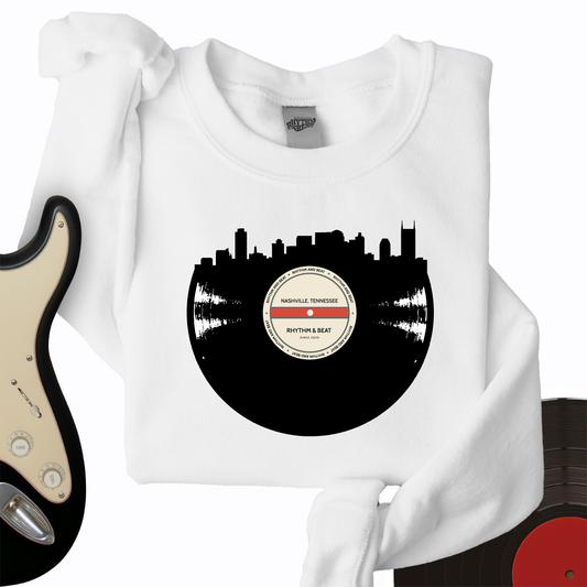 Vinyl Skyline Nashville Crewneck