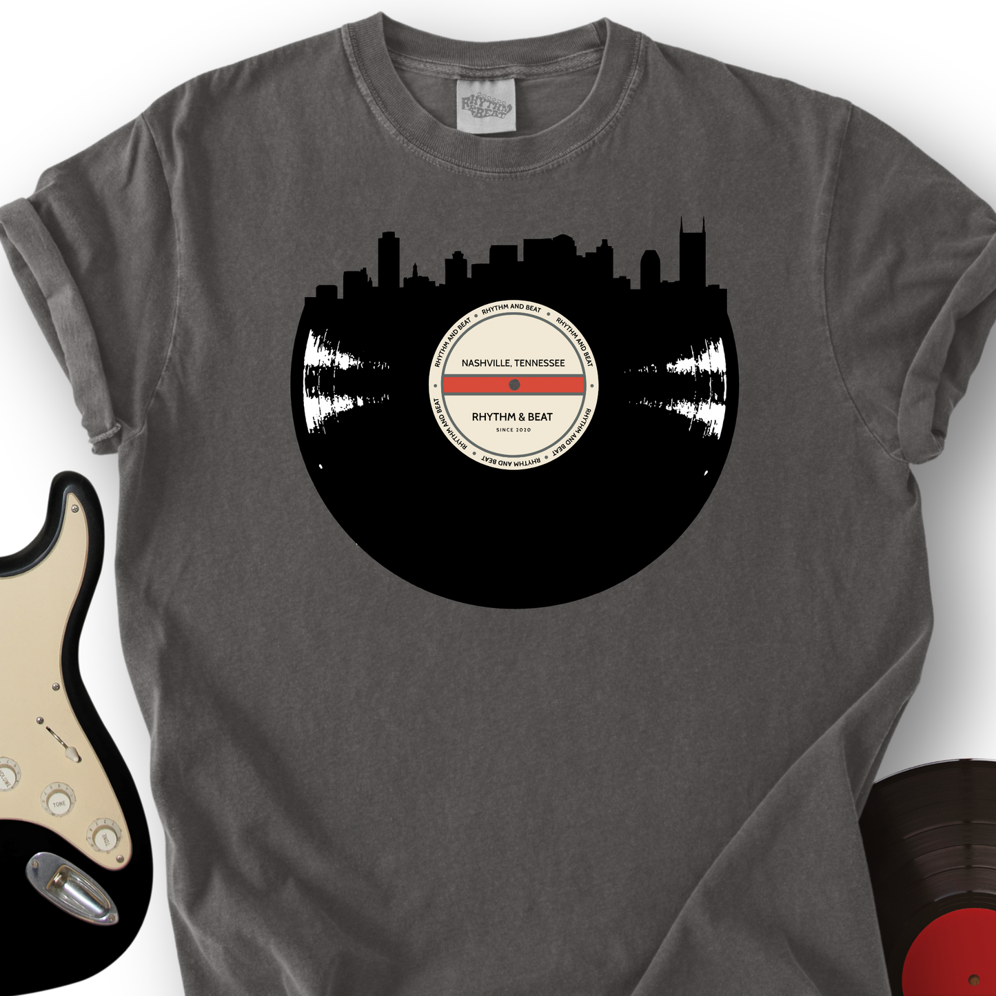 Vinyl Skyline Nashville T-Shirt