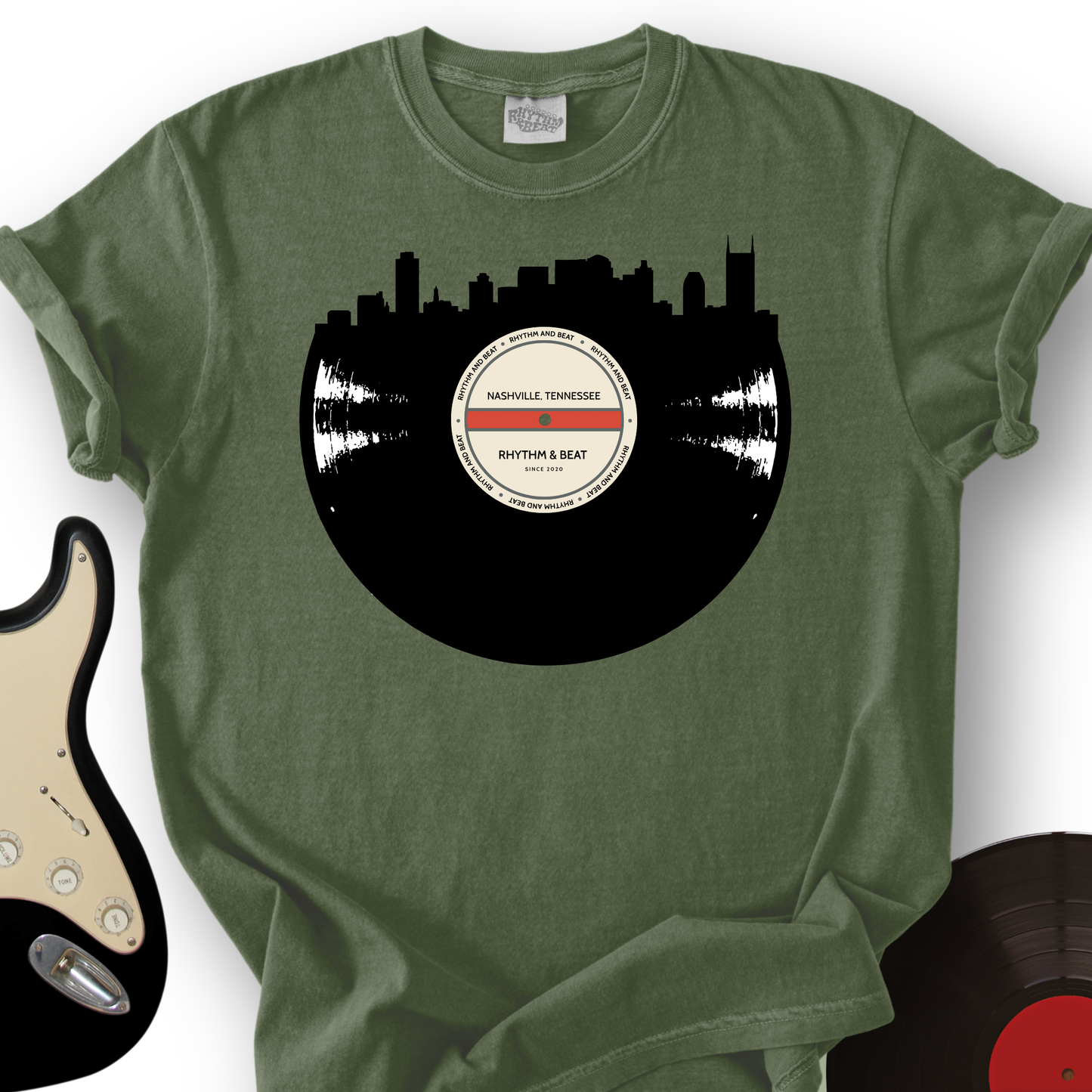 Vinyl Skyline Nashville T-Shirt