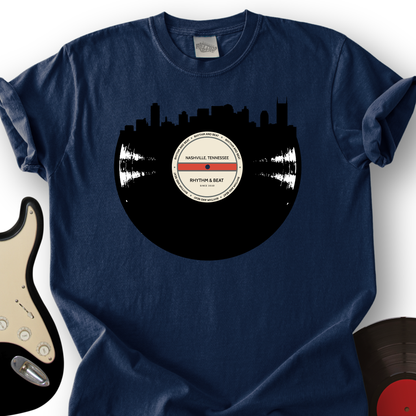 Vinyl Skyline Nashville T-Shirt