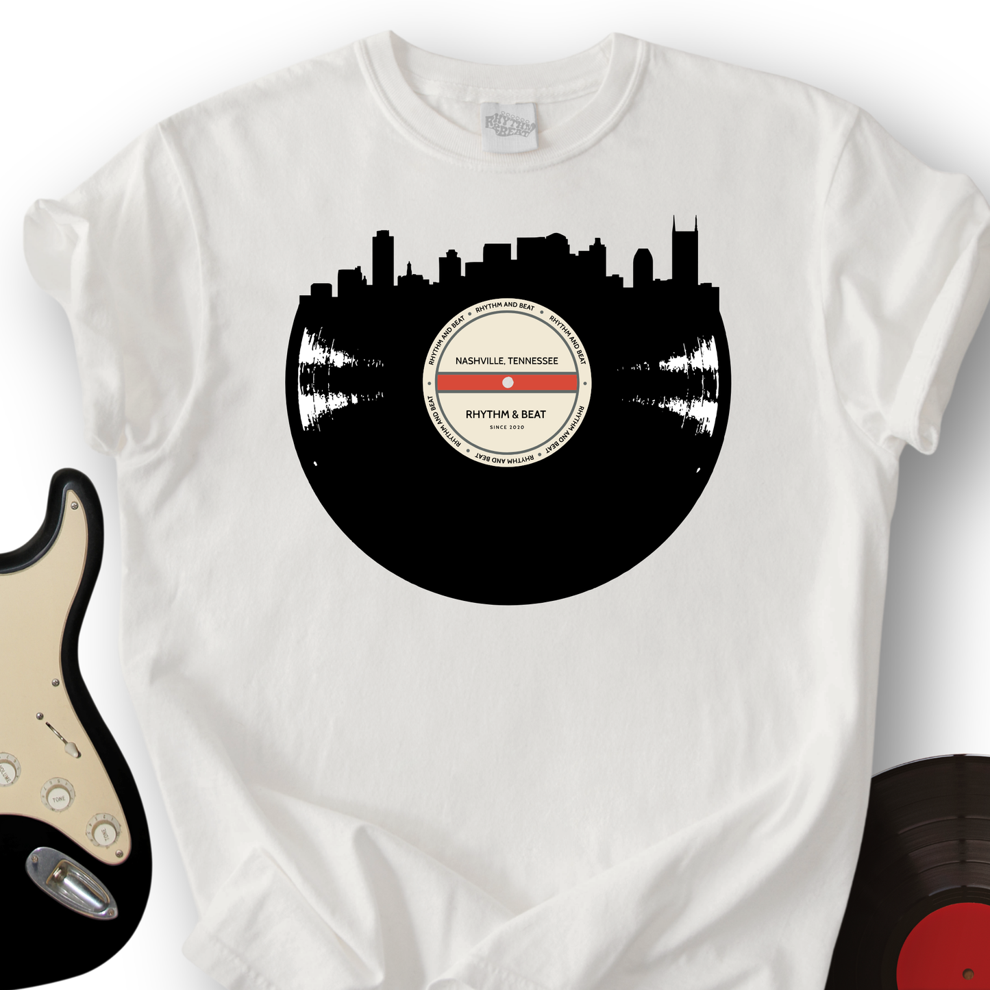 Vinyl Skyline Nashville T-Shirt