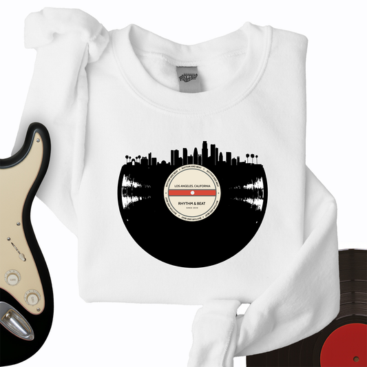 Vinyl Skyline Los Angeles Crewneck