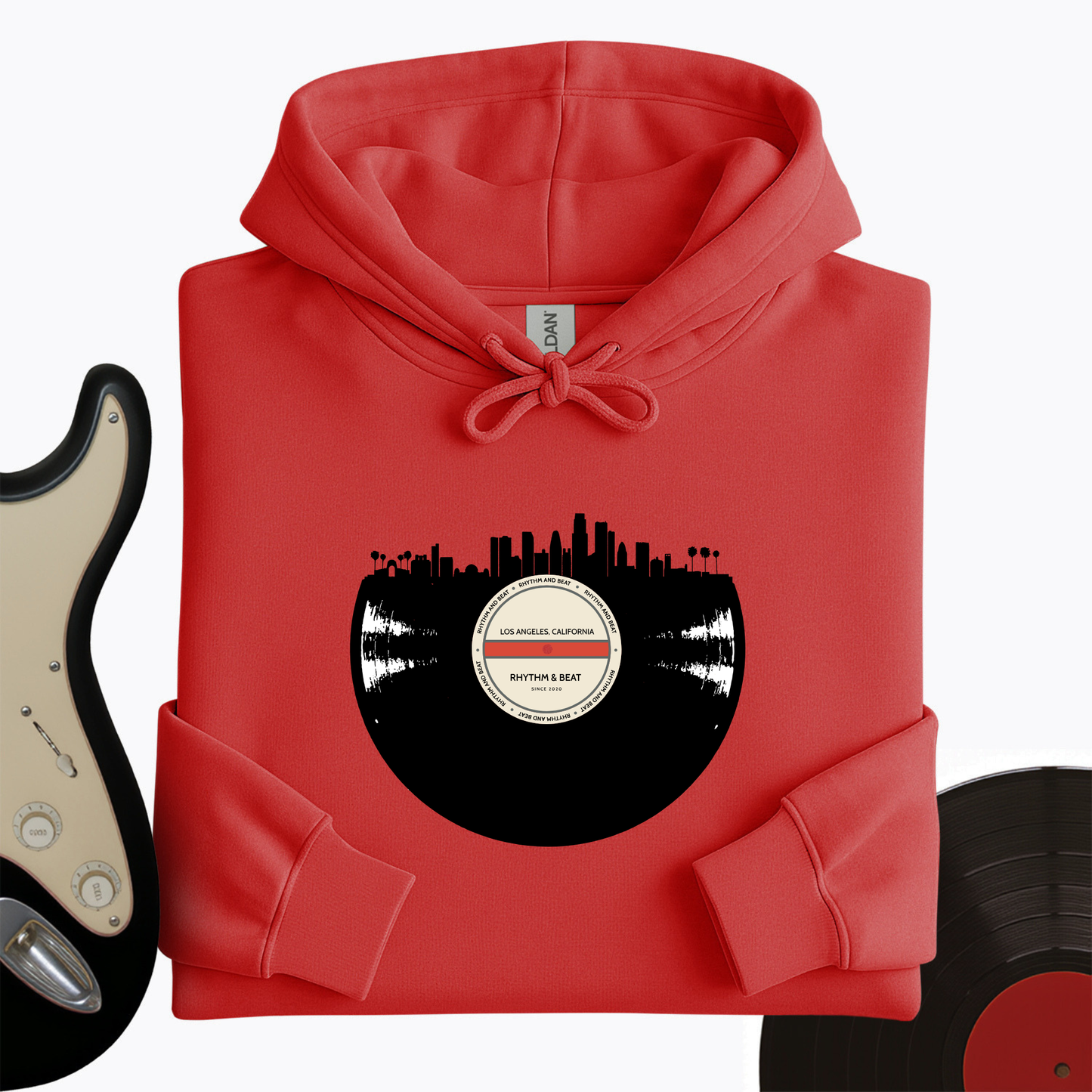 Vinyl Skyline Los Angeles Hoodie