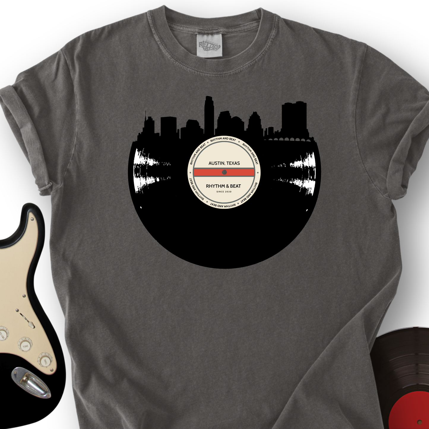 Vinyl Skyline Austin T-Shirt