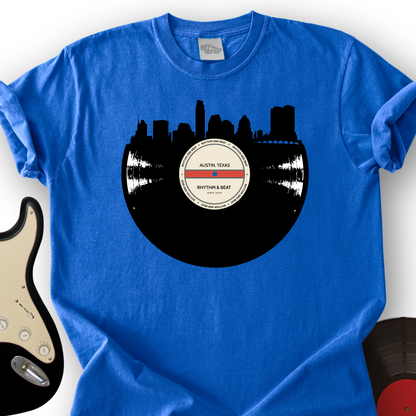 Vinyl Skyline Austin T-Shirt