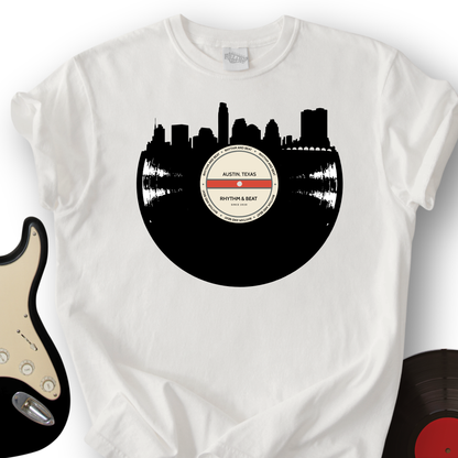 Vinyl Skyline Austin T-Shirt