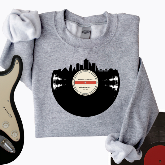 Vinyl Skyline Memphis Crewneck