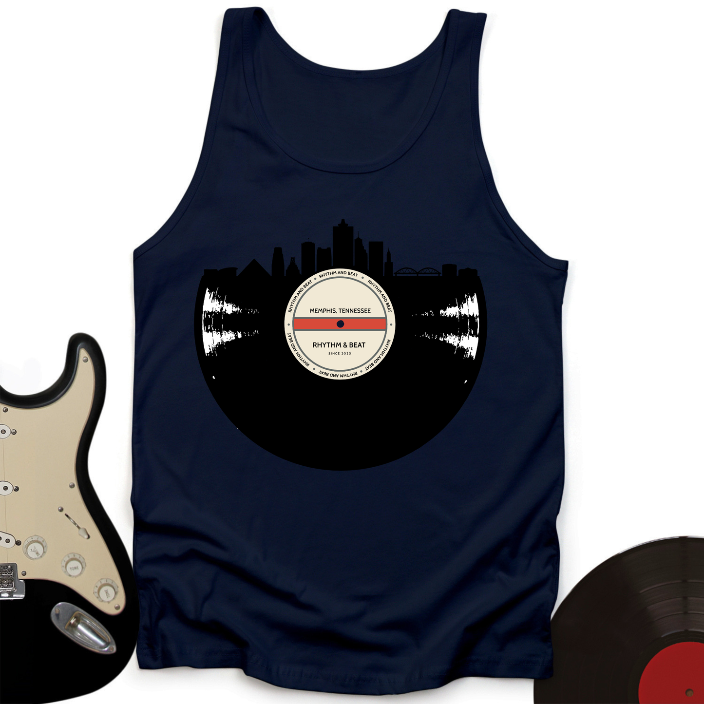 Vinyl Skyline Memphis Unisex Tank