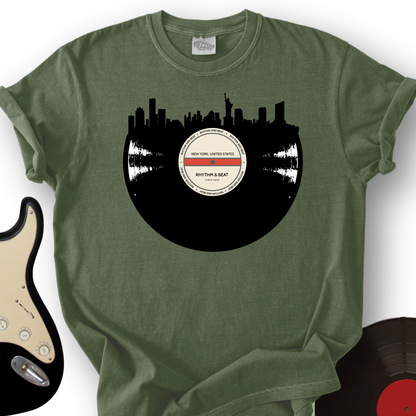 Vinyl Skyline New York T-Shirt
