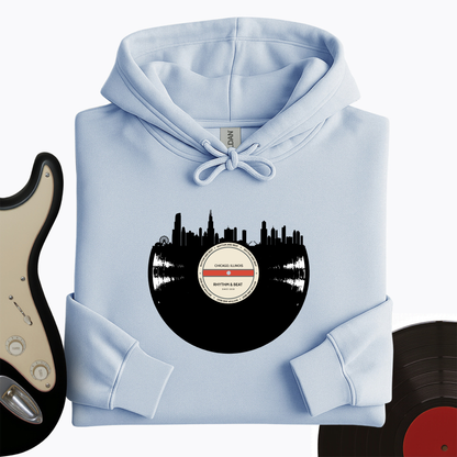 Vinyl Skyline Chicago Hoodie