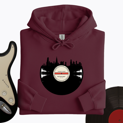 Vinyl Skyline Chicago Hoodie