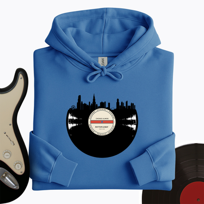 Vinyl Skyline Chicago Hoodie
