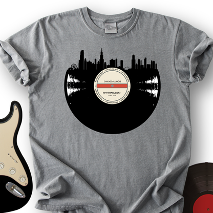 Vinyl Skyline Chicago T-Shirt