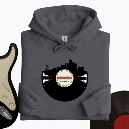 Vinyl Skyline Detroit Hoodie