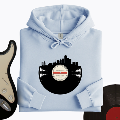 Vinyl Skyline Detroit Hoodie