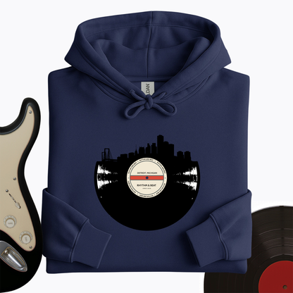 Vinyl Skyline Detroit Hoodie