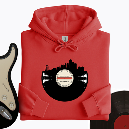 Vinyl Skyline Detroit Hoodie
